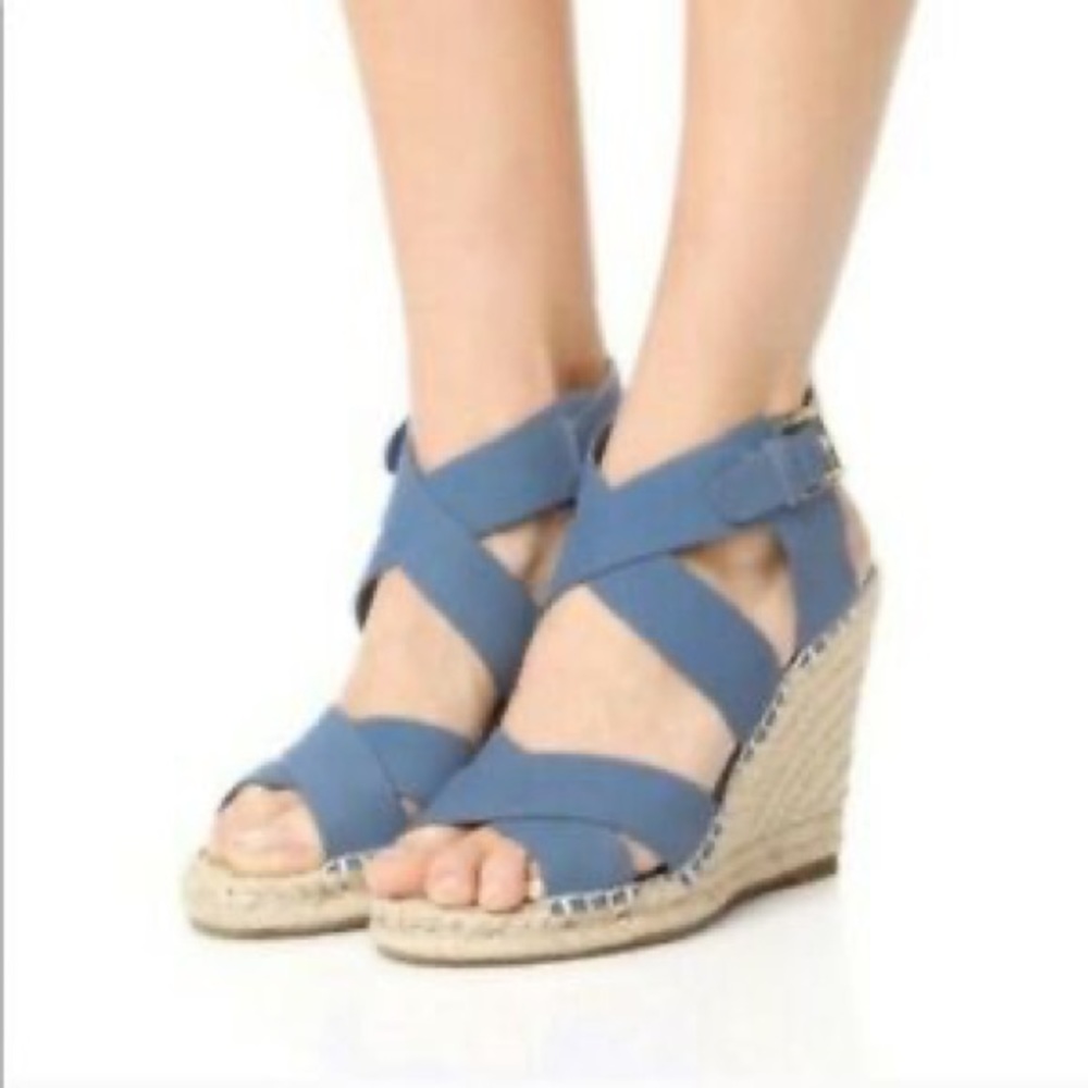 Joie blue wedges
